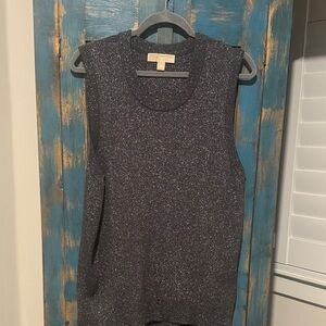 MICHAEL Michael Kors Sparkling Black Tank Top